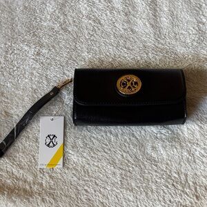 Christian Lacroix Black Bali Caviar Clutch